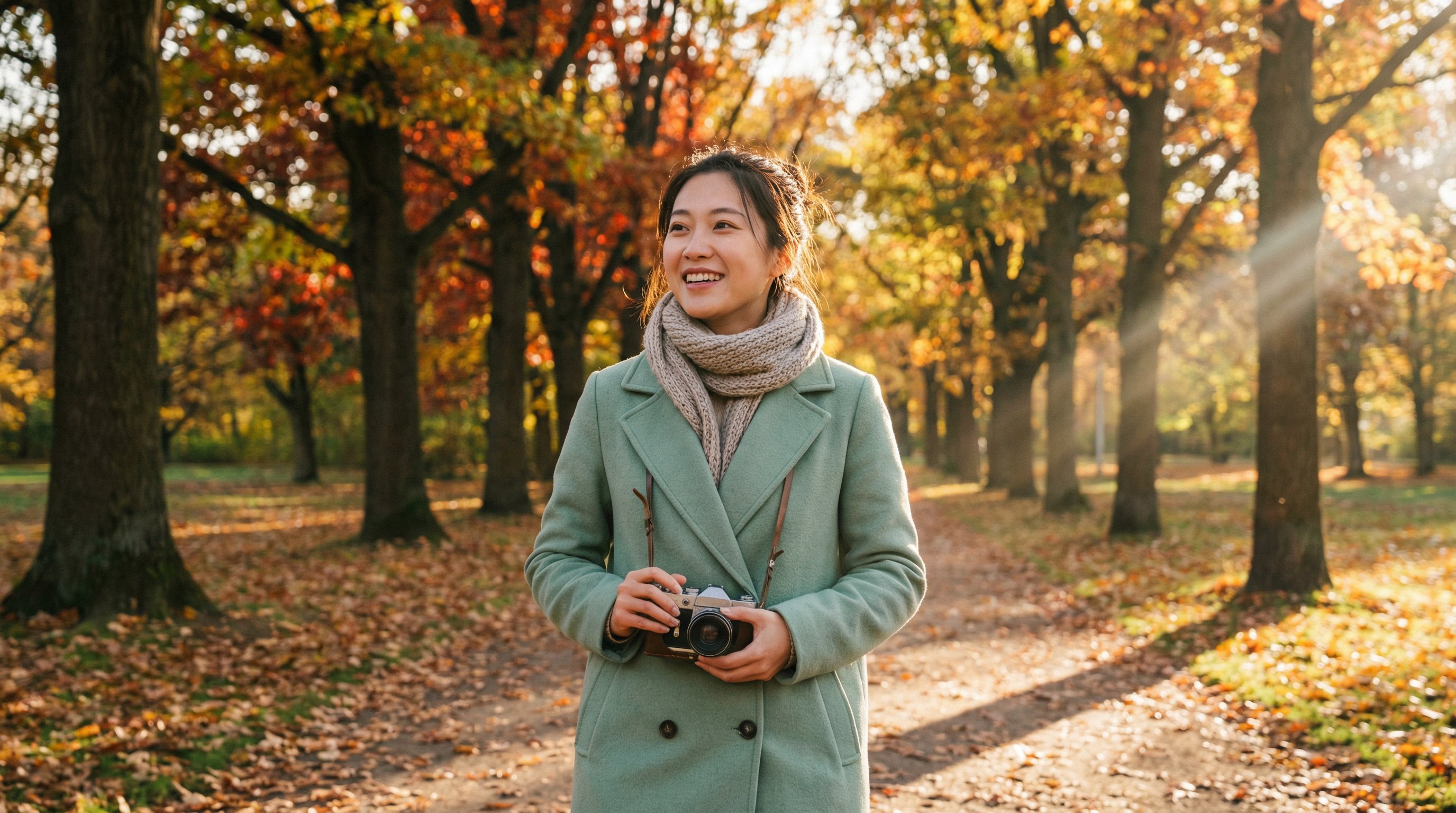小马拉大车 户外秋日视频