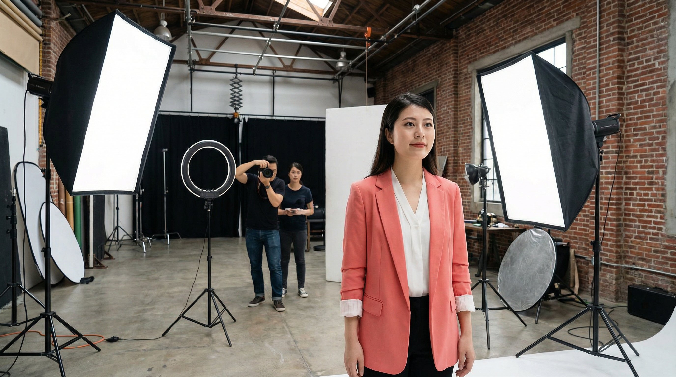 小马拉大车 摄影棚拍摄视频